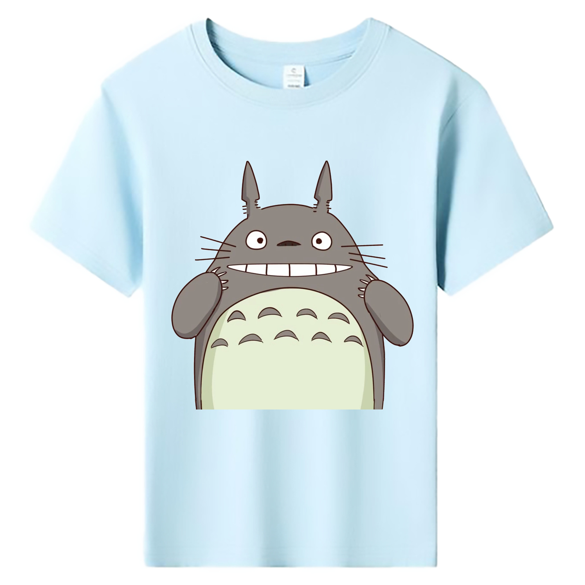 （画像用） となりのトトロ 草壁メイ 草壁サツキ My Neighbor Totoro Satsuki Kusakabe Mei Kusakabe 綿100％キッズTシャツ（フロントプリント）